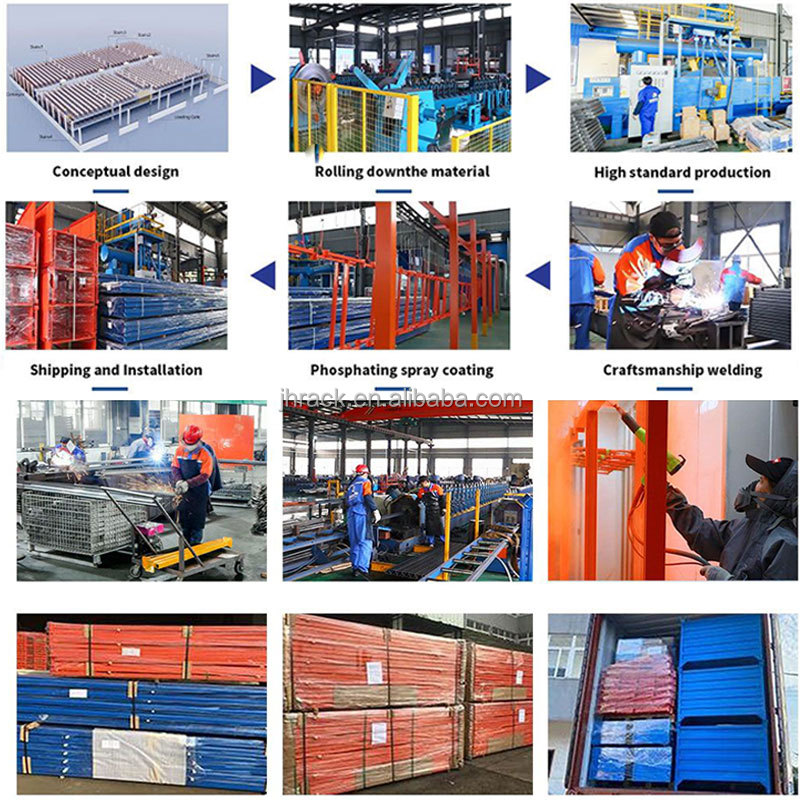 Industrielles, hochbelastbares, hocheffizientes Lager-Elektro-Mobilregalsystem, automatisches mobiles Regalsystem, Palettenregal