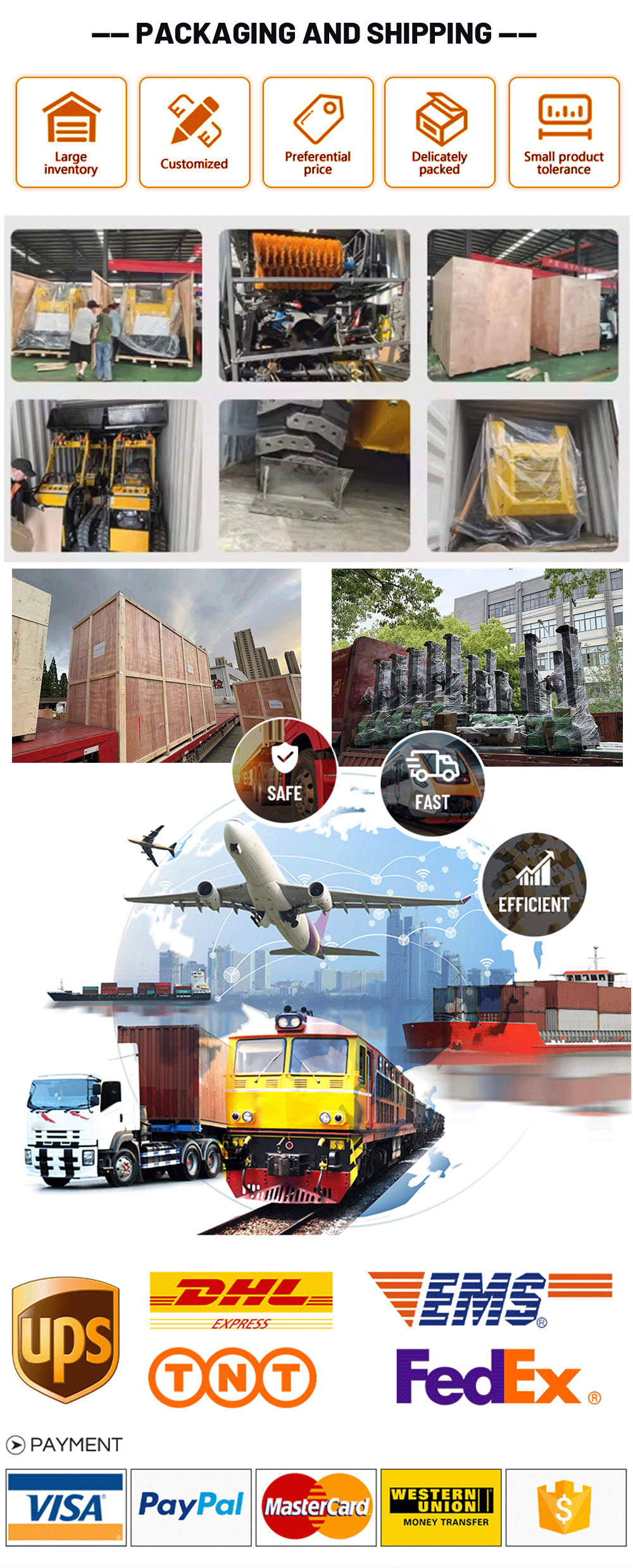 Sichere Transportverpackung