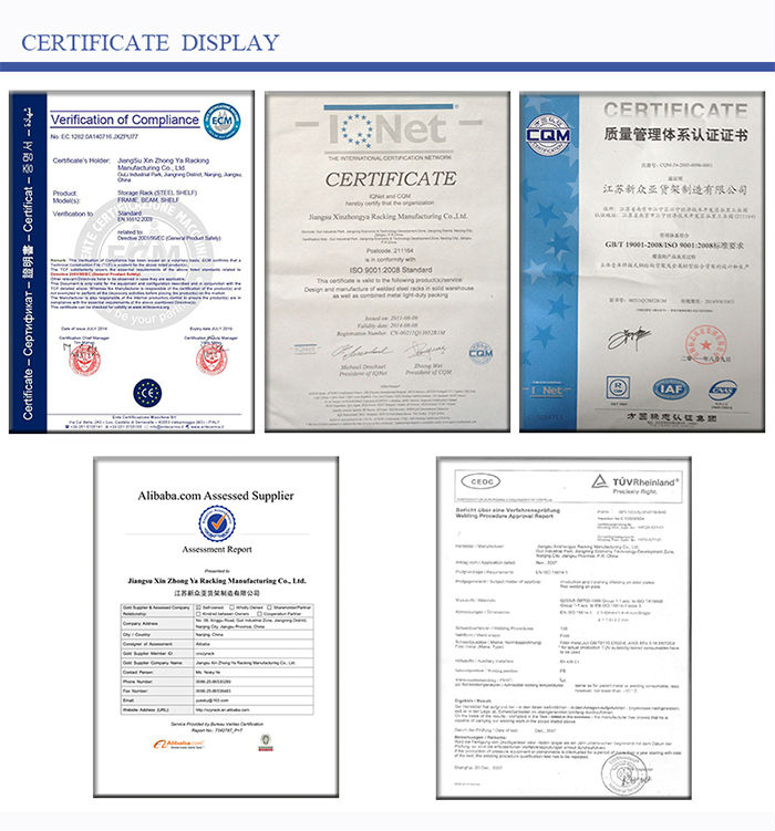 Zertifikate CE TÜV ISO9001