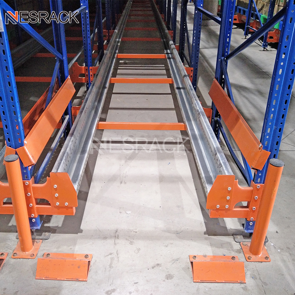 Hochdichtes Lager, automatisches Funk-Shuttle-Regalsystem, Schwerlast-Palettenregalsystem