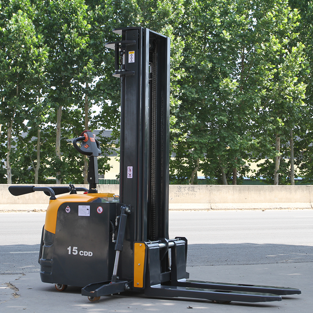 Fabrikgroßhandel 1,5-Tonnen-2-Tonnen-Mini-Palettenstapler, handgeführter elektrischer Stapler, Holzstaplermaschine