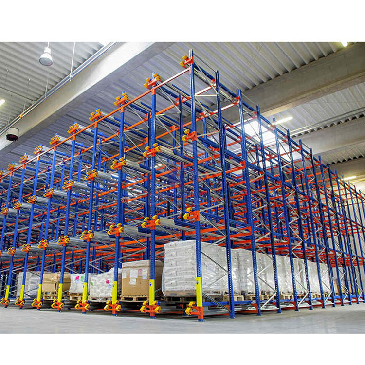 Intelligentes, gesteuertes Schwerlast-Stahlregalsystem mit Funk-Shuttle-System, 2500 kg Tragfähigkeit für automatisierte Lagerung