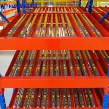 Stückgut-Durchlaufregal Schwerkraftförderung
