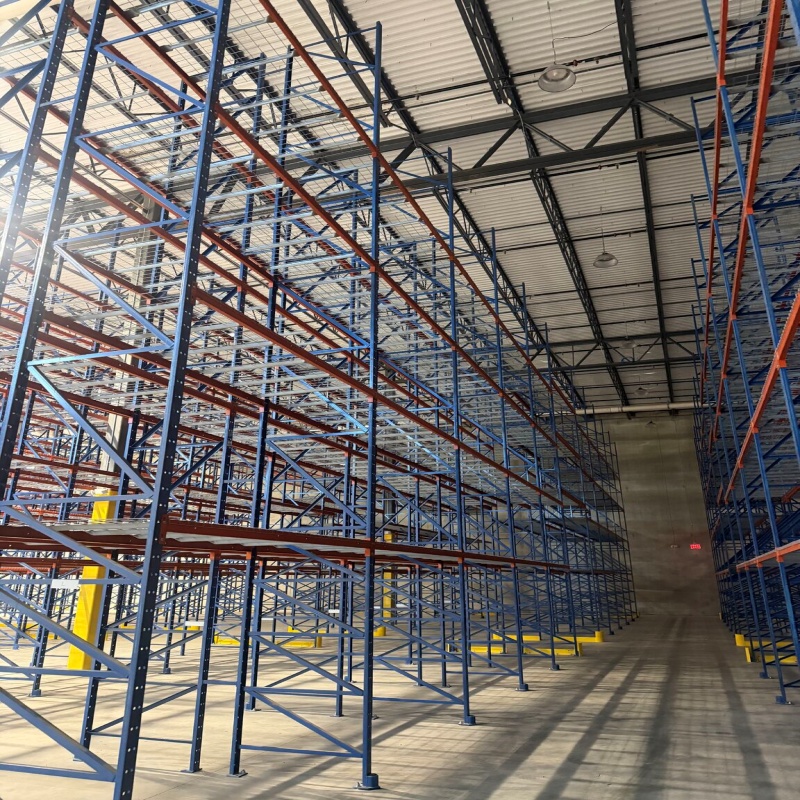 Schwerlast-Lagerregal, Industrielle Q235B-Stahlregale, Korrosionsbeständige Lagerregalsysteme