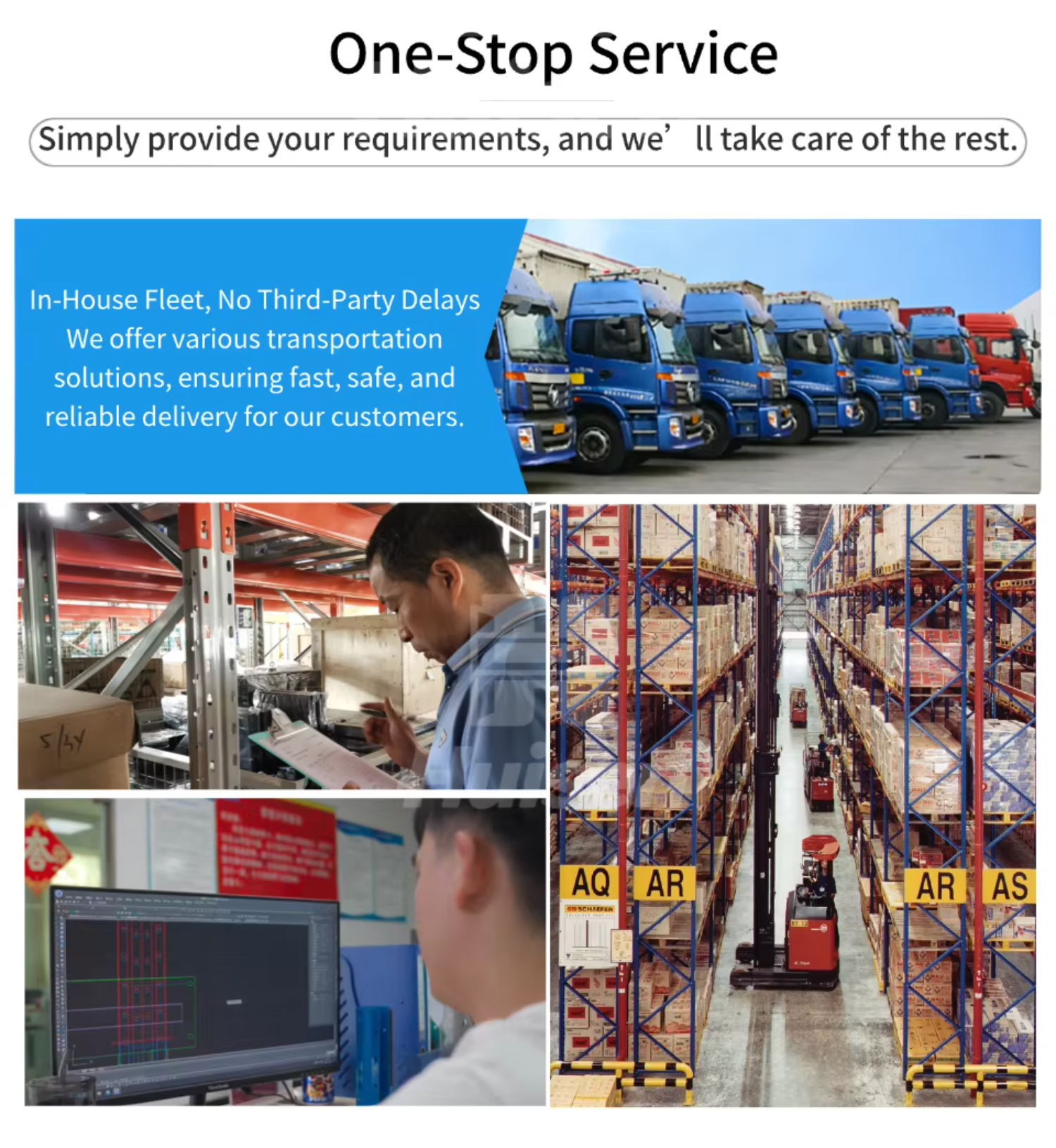 Modern High Density Storage Heavy Duty Pallet Rack