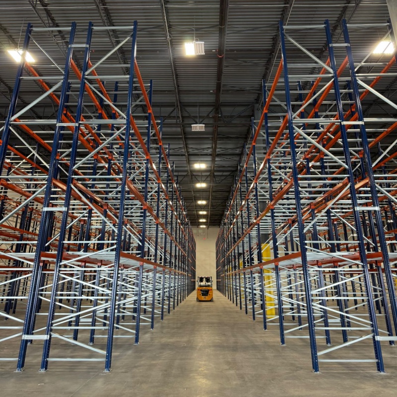 Schwerlast-Lagerregal, Industrielle Q235B-Stahlregale, Korrosionsbeständige Lagerregalsysteme