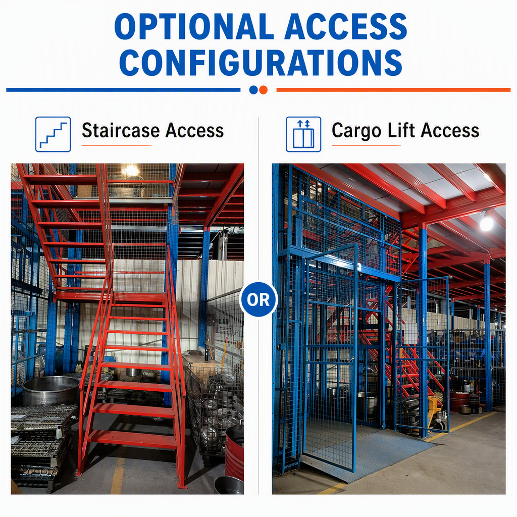 Heavy Duty Steel Wire Attic Shelf Powder Coated Warehouse Storage Platform Pallet Rack Custom Factory Built