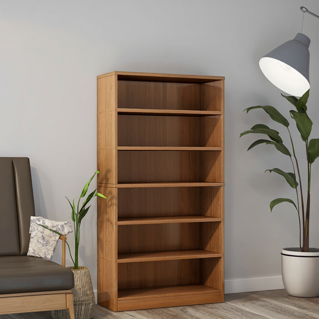Modernes, modulares, wandmontiertes und freistehendes integriertes Büro-Aufbewahrungsregal, schlichtes, schmales Bücherregal für den Haushaltsgebrauch, Bücher und andere Gegenstände