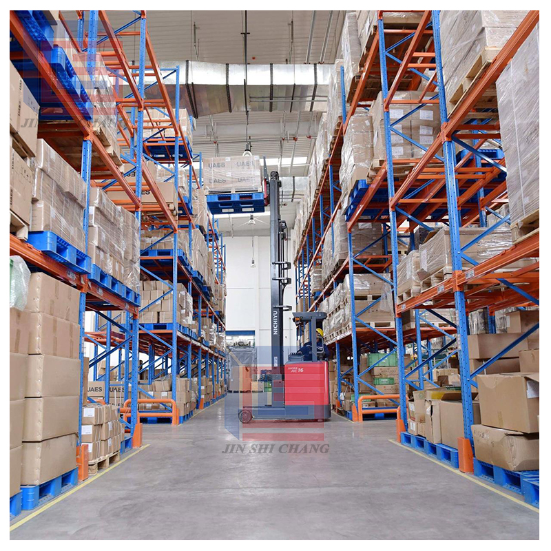 Industrielles Schwerlast-Palettenregalsystem aus Stahl für Lager, Vertriebszentren und Fabriken