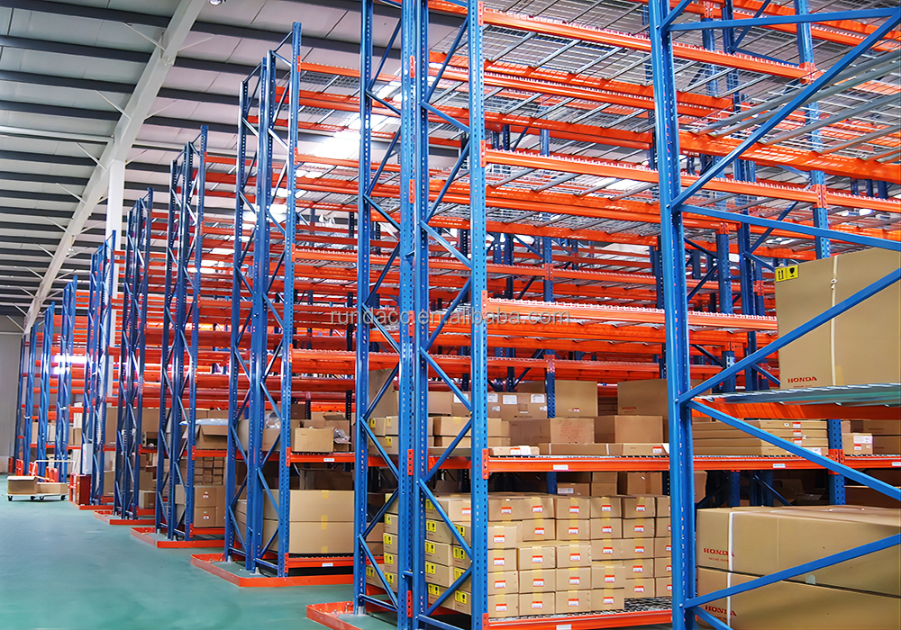 Palettenregal, hochbelastbar, aus kaltgewalztem Stahlblech, verstellbar, mobil, verstärkt, hohe Lagerregale