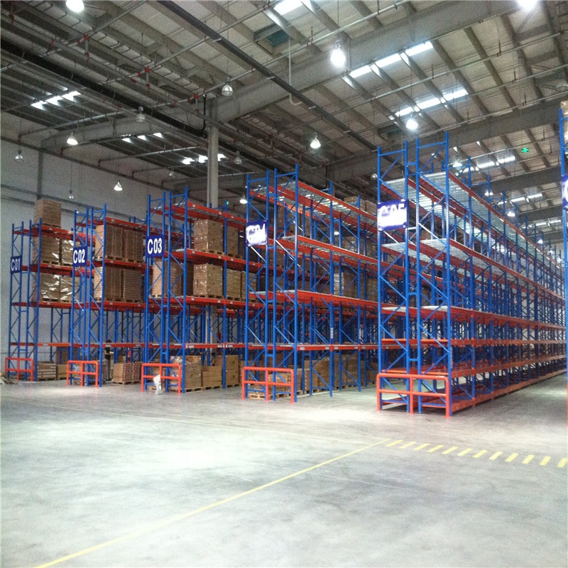 Schwerlast-Lagerregalsystem aus Stahl, industrielles Palettenregal