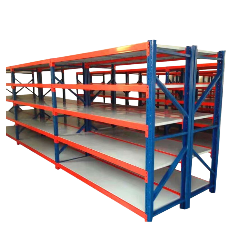 Schwerlast-Metall-Rollenregalsystem mit 5 Ebenen für Lagerhallen, Geschirrtrockner, Kühlräume und Palettenlagerung, Tragkraft 500 kg