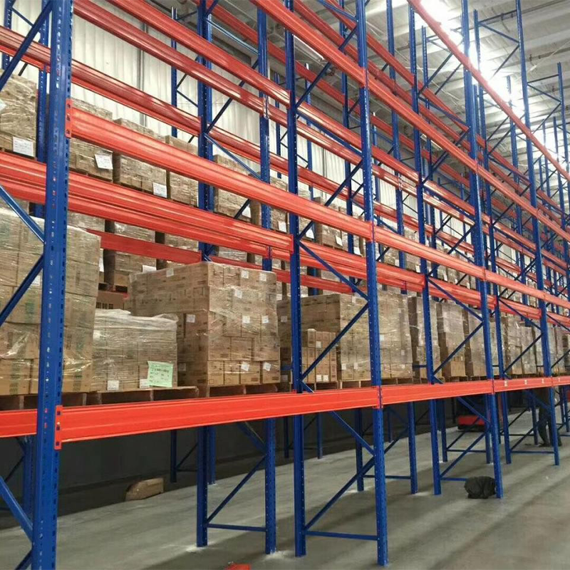 Automatisches Paletten-Shuttle-Regalsystem mit hoher Lagerdichte, Stahlrahmen, Tragfähigkeit 3000 kg, Schwerlastlager