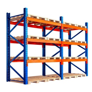Industrielle Schwerlast-Lagerregalsysteme, Stapeleinheiten, Metallregallager, Stahlpalettenregale