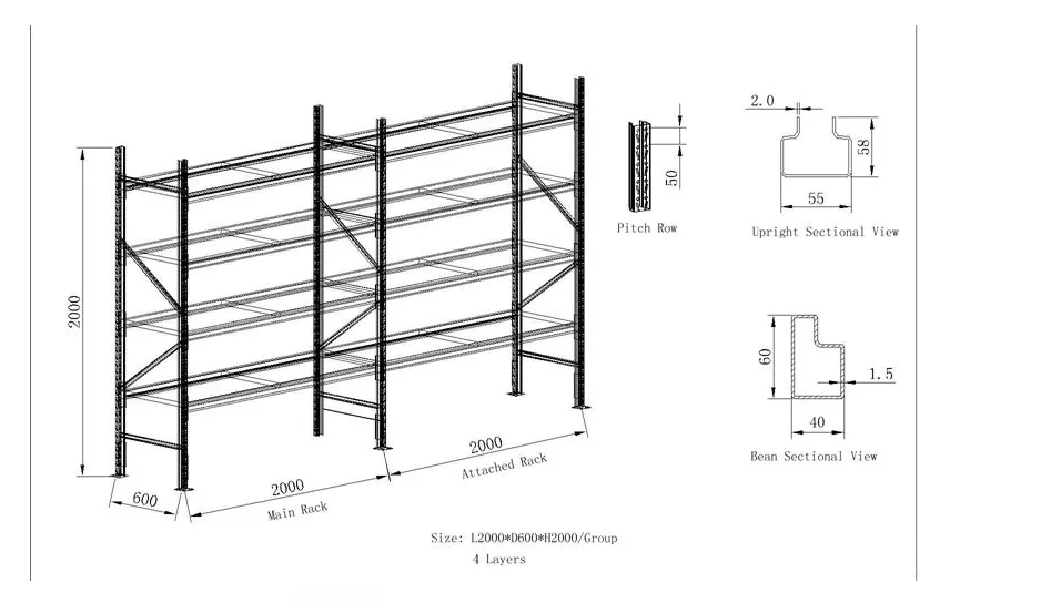 Light Duty Steel Storage Rack Adjustable Metal Shelving Warehouse Racking Corrosion Resistant Industrial Shelves