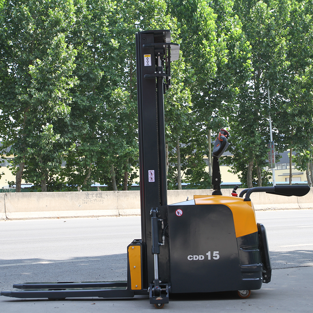 Fabrikgroßhandel 1,5-Tonnen-2-Tonnen-Mini-Palettenstapler, handgeführter elektrischer Stapler, Holzstaplermaschine