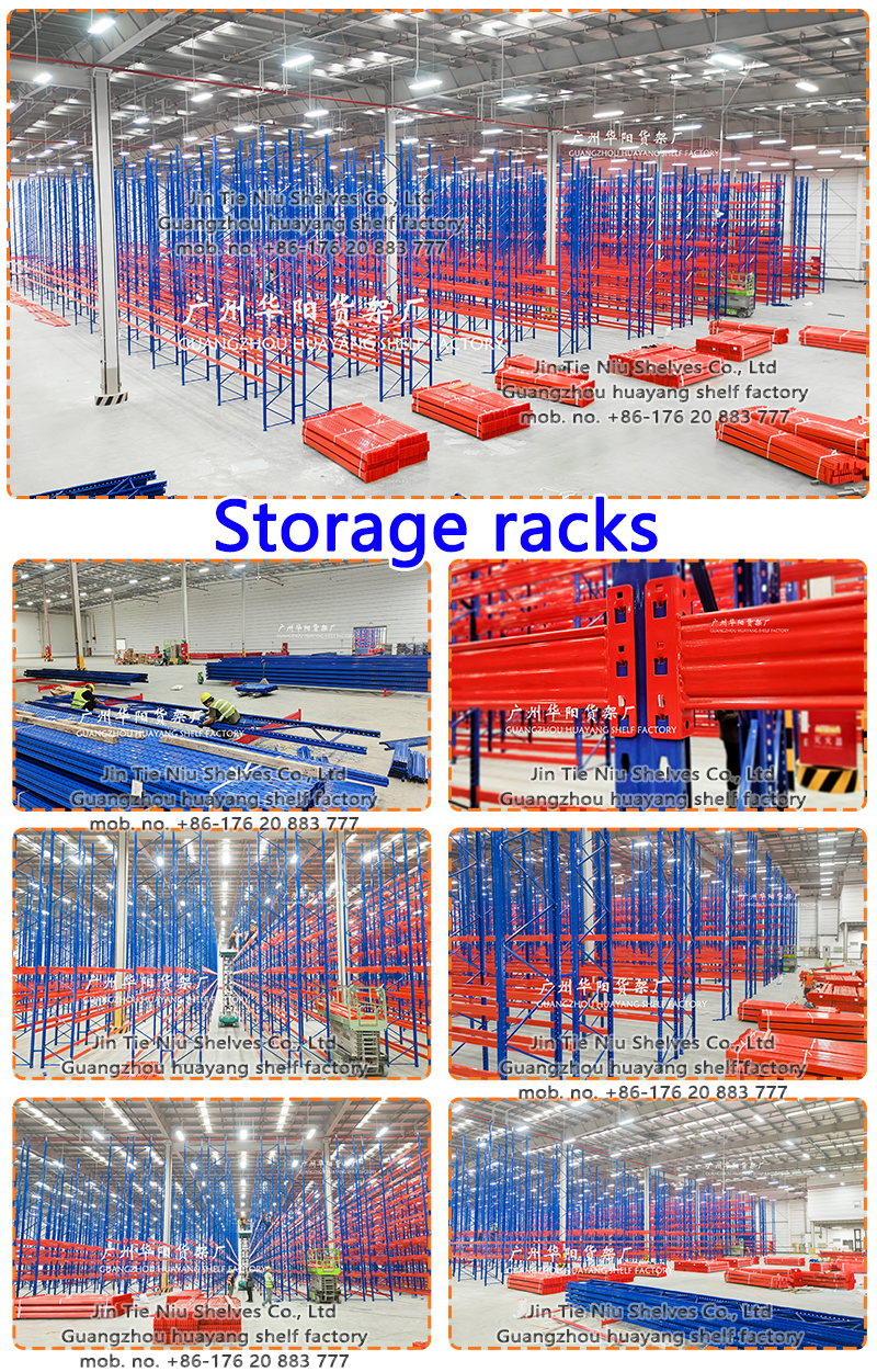 Stapelbare Lagerregale Palettenregalsysteme Lagerausstattung 1000KG 2000KG 3000KG