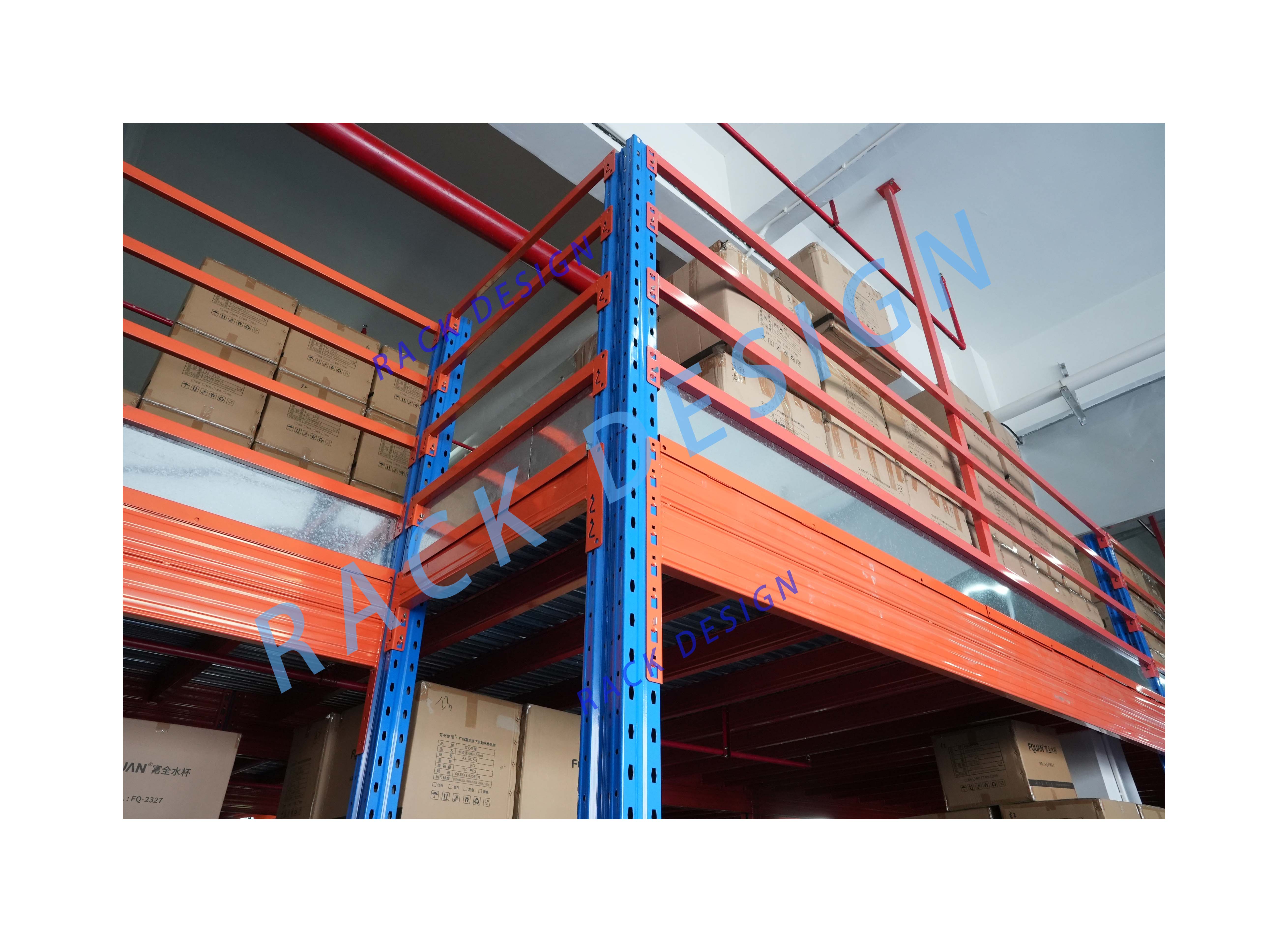 Maobang Lagerregale aus Stahl, individuell anpassbar, robuste Ausführung, für Mezzanine, Lofts, Dachböden, Industriehallen