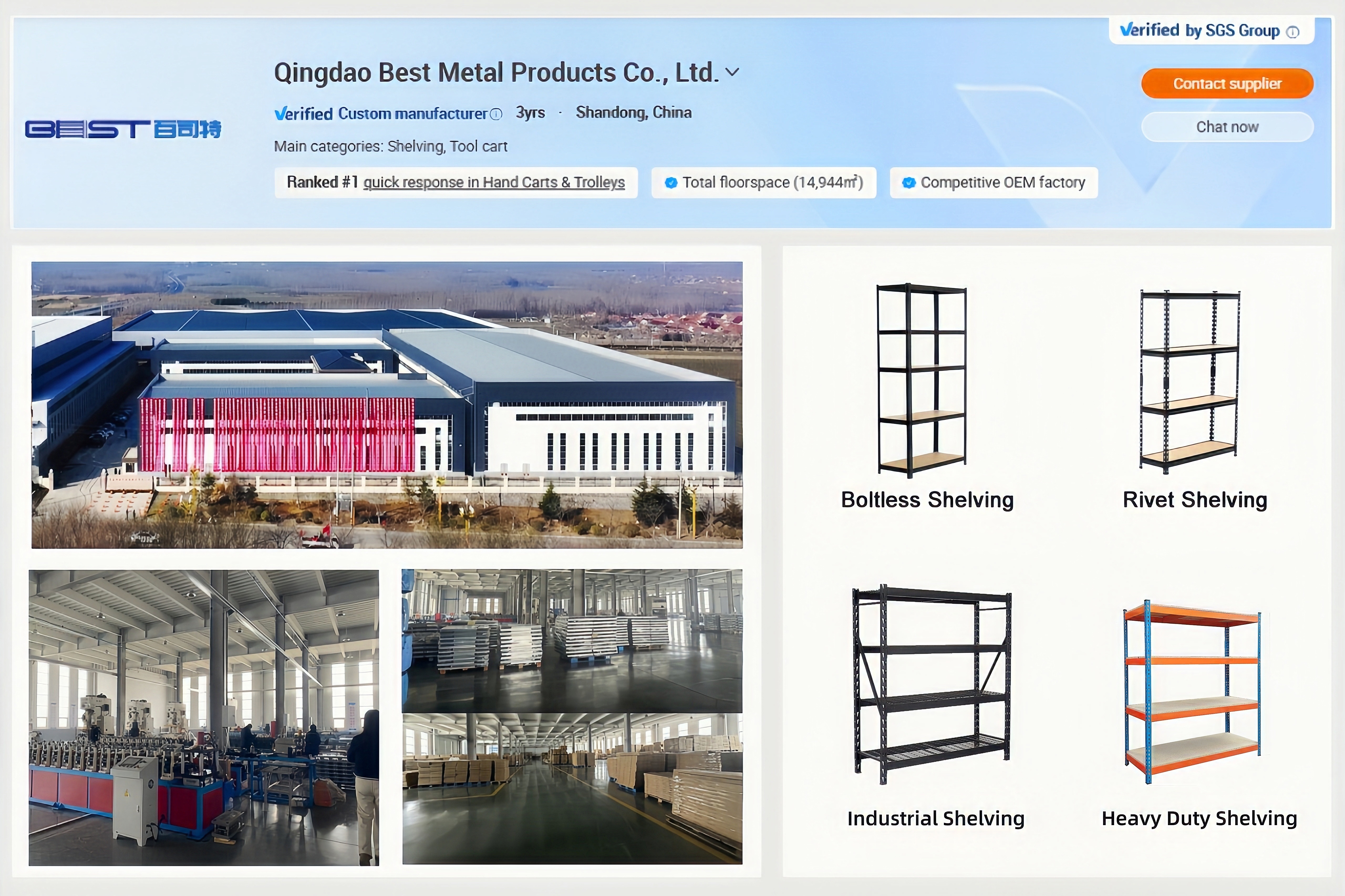 Unternehmensübersicht Qingdao Best Metal