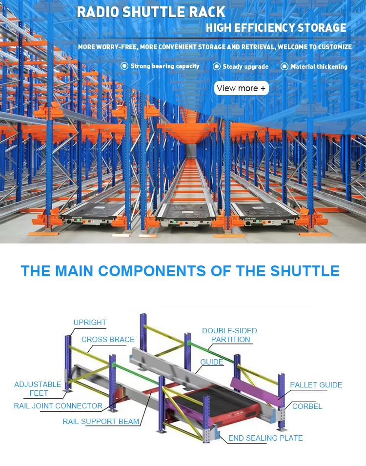 Shuttle Regalsystem Kanalansicht