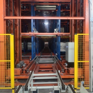 Autonomes mobiles Robotersystem für intelligente Hochregallager mit hoher Lagerdichte und automatischem Materialfluss – 4-Wege-Palettenshuttlesystem