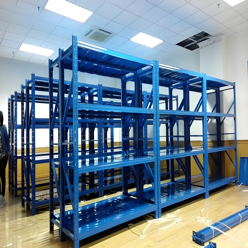 Light Duty Steel Storage Rack Adjustable Metal Shelving Warehouse Racking Corrosion Resistant Industrial Shelves